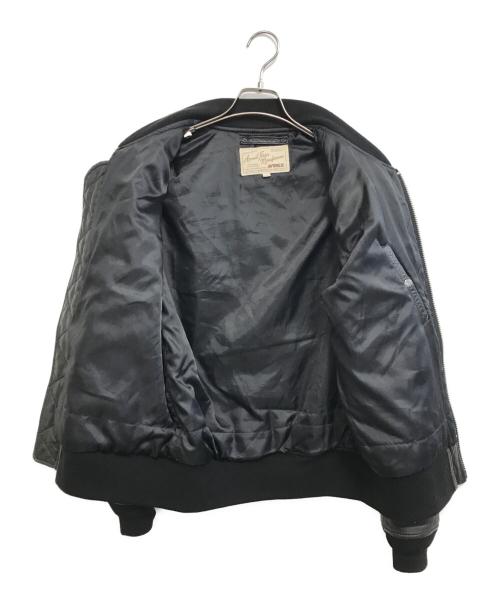 AVIREX（アヴィレックス）AVIREX (アヴィレックス) ラムレザージャケット ブラック サイズ:Lの古着・服飾アイテム