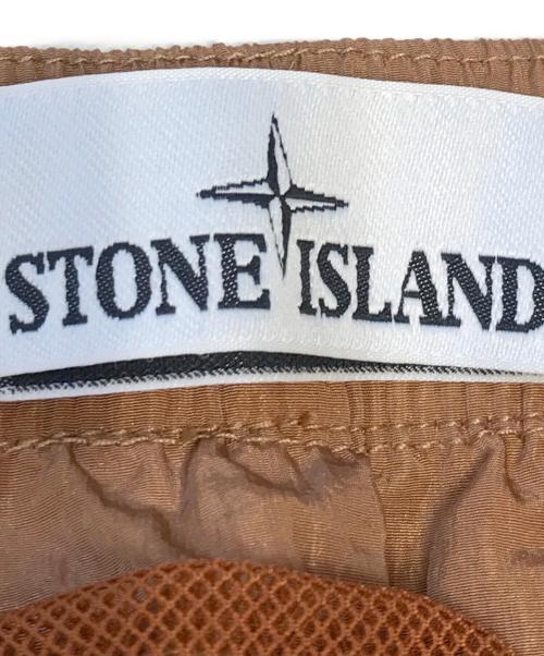STONE ISLAND（ストーンアイランド）STONE ISLAND (ストーンアイランド) Nylon Metal Swim Short ブラウン サイズ:XXLの古着・服飾アイテム