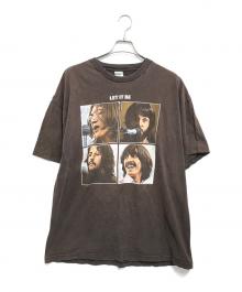 ALSTYLE APPAREL & ACTIVEWEAR（アレスタイルアパレル＆アクティブウェア）の古着「BEATLES(ビートルズ)LET IT BEバンドTシャツ」｜ブラウン