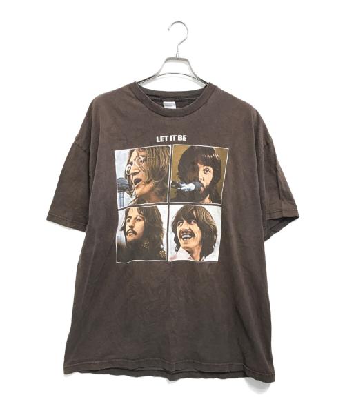 ALSTYLE APPAREL & ACTIVEWEAR（アレスタイルアパレル＆アクティブウェア）ALSTYLE APPAREL & ACTIVEWEAR (アレスタイルアパレル＆アクティブウェア) BEATLES(ビートルズ)LET IT BEバンドTシャツ ブラウン サイズ:2XLの古着・服飾アイテム