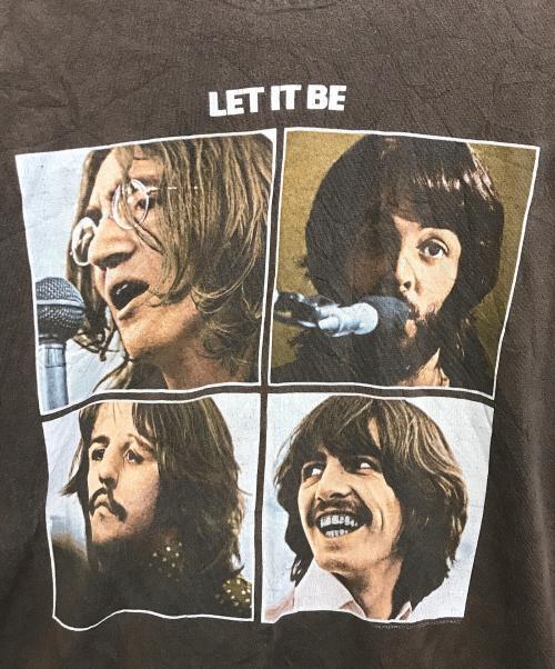 ALSTYLE APPAREL & ACTIVEWEAR（アレスタイルアパレル＆アクティブウェア）ALSTYLE APPAREL & ACTIVEWEAR (アレスタイルアパレル＆アクティブウェア) BEATLES(ビートルズ)LET IT BEバンドTシャツ ブラウン サイズ:2XLの古着・服飾アイテム