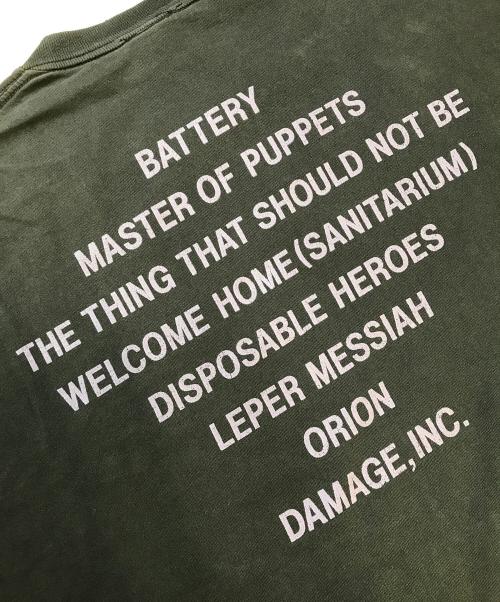 バンドTシャツ（バンドTシャツ）バンドTシャツ (バンドTシャツ) 90s METALLICA(メタリカ) バンドTシャツ ブラック サイズ:X‐LARGEの古着・服飾アイテム