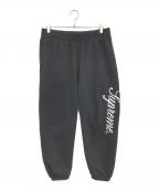 SUPREMEシュプリーム）の古着「RAISED SCRIPT SWEATPANTS」｜ブラック