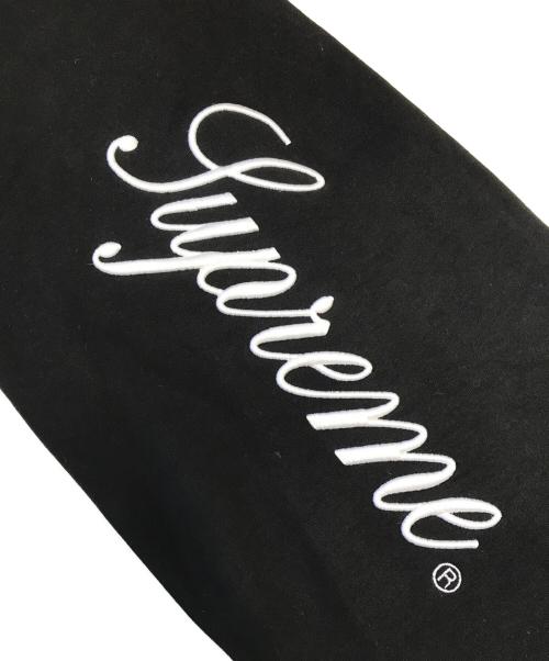 SUPREME（シュプリーム）SUPREME (シュプリーム) RAISED SCRIPT SWEATPANTS ブラック サイズ:Sの古着・服飾アイテム