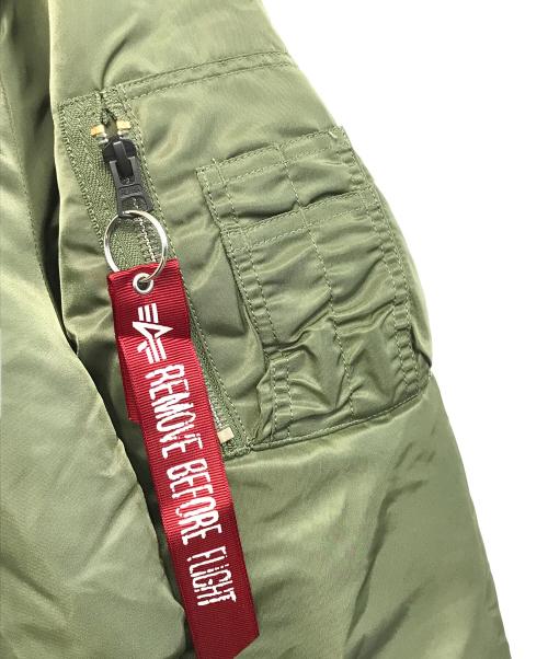 ALPHA（アルファ）ALPHA (アルファ) MA-1ジャケット グリーン サイズ:Ｍの古着・服飾アイテム