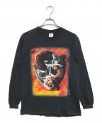 ムービーロングスリーブTシャツムービーロングスリーブTシャツ）の古着「90s Friday the 13th(13日の金曜日) ムービーロングスリーブTシャツ」｜ブラック