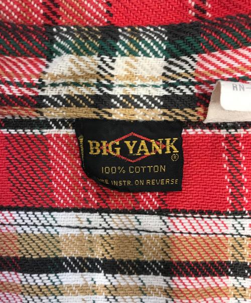 BIG YANK（ビッグヤンク）BIG YANK (ビッグヤンク) ヘビーチェックネルシャツ レッド サイズ:Ｌの古着・服飾アイテム