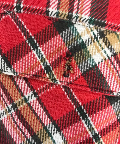 BIG YANK（ビッグヤンク）BIG YANK (ビッグヤンク) ヘビーチェックネルシャツ レッド サイズ:Ｌの古着・服飾アイテム