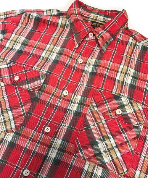 BIG YANK（ビッグヤンク）BIG YANK (ビッグヤンク) ヘビーチェックネルシャツ レッド サイズ:Ｌの古着・服飾アイテム