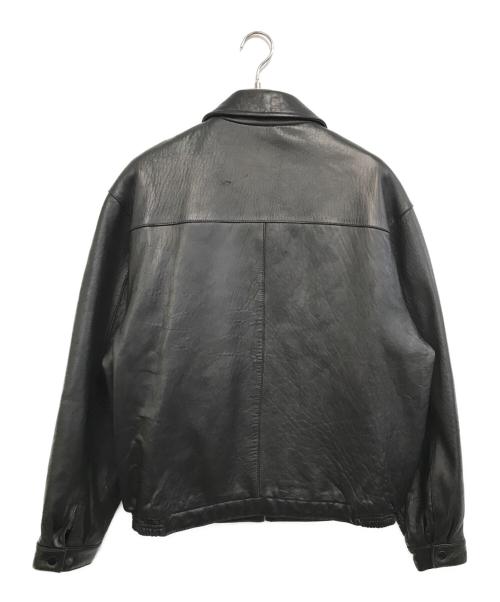 PERRY ELLIS（ペリーエリス）PERRY ELLIS (ペリーエリス) レザージャケット ブラック サイズ:Mの古着・服飾アイテム