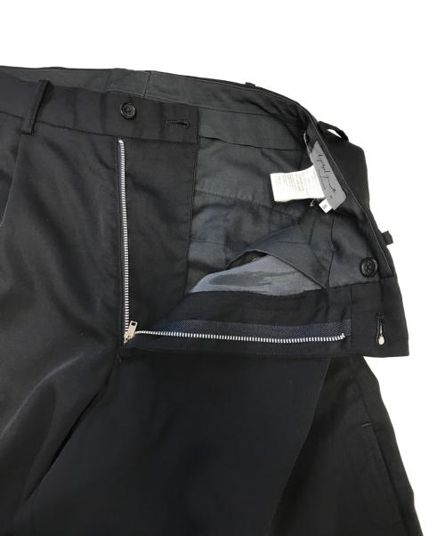 Yohji Yamamoto pour homme（ヨウジヤマモト プールオム）Yohji Yamamoto pour homme (ヨウジヤマモト プールオム) 2タックウールギャバスラックス ブラック サイズ:Ｓの古着・服飾アイテム