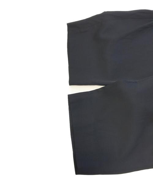 Yohji Yamamoto pour homme（ヨウジヤマモト プールオム）Yohji Yamamoto pour homme (ヨウジヤマモト プールオム) 2タックウールギャバスラックス ブラック サイズ:Ｓの古着・服飾アイテム