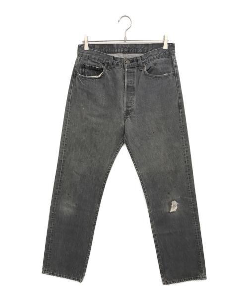 LEVI'S（リーバイス）LEVI'S (リーバイス) 先染ブラックデニムパンツ ブラック サイズ:W33 L32の古着・服飾アイテム