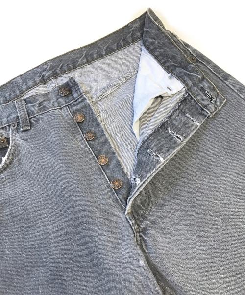 LEVI'S（リーバイス）LEVI'S (リーバイス) 先染ブラックデニムパンツ ブラック サイズ:W33 L32の古着・服飾アイテム
