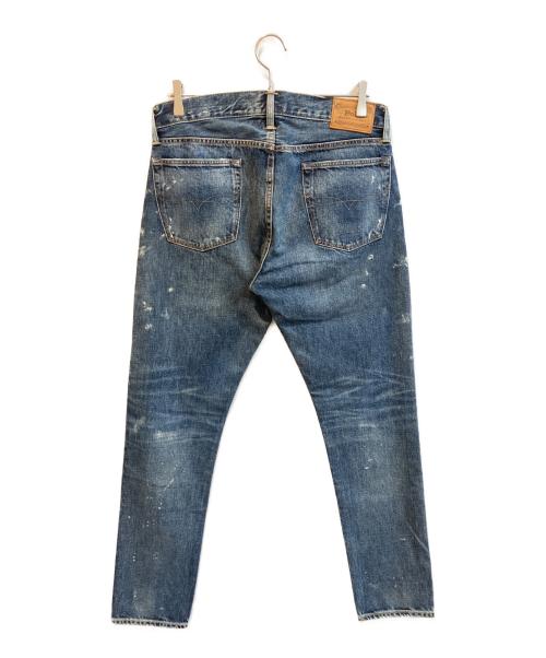 POLO RALPH LAUREN（ポロ・ラルフローレン）POLO RALPH LAUREN (ポロ・ラルフローレン) ペンキ加工デニムパンツ インディゴ サイズ:W32の古着・服飾アイテム