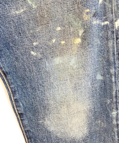 POLO RALPH LAUREN（ポロ・ラルフローレン）POLO RALPH LAUREN (ポロ・ラルフローレン) ペンキ加工デニムパンツ インディゴ サイズ:W32の古着・服飾アイテム