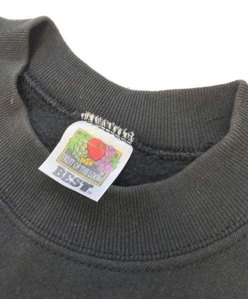 FRUIT OF THE LOOM（フルーツオブザルーム）FRUIT OF THE LOOM (フルーツオブザルーム) プリントスウェット ブラック サイズ:Sの古着・服飾アイテム
