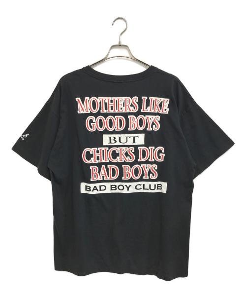 BAD BOY CLUB（バッドボーイクラブ）BAD BOY CLUB (バッドボーイクラブ) プリントTシャツ ブラック サイズ:Lの古着・服飾アイテム