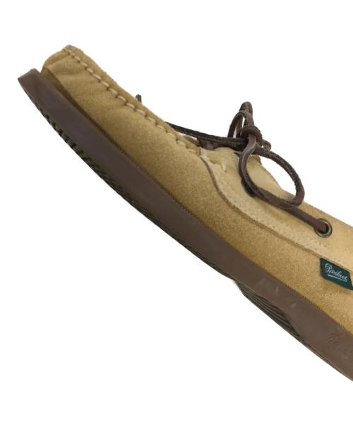 PARABOOT（パラブーツ）PARABOOT (パラブーツ) デッキシューズ カーキ サイズ:5 1/2の古着・服飾アイテム