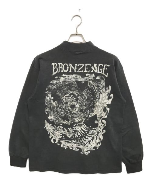 BRONZE AGE（ブロンズエイジ）BRONZE AGE (ブロンズエイジ) モックネックカットソー ブラック サイズ:表記なしの古着・服飾アイテム