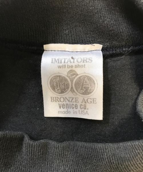 BRONZE AGE（ブロンズエイジ）BRONZE AGE (ブロンズエイジ) モックネックカットソー ブラック サイズ:表記なしの古着・服飾アイテム
