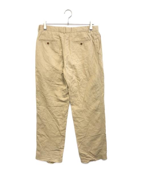 POLO RALPH LAUREN（ポロ・ラルフローレン）POLO RALPH LAUREN (ポロ・ラルフローレン) リネンシルクパンツ ベージュ サイズ:32/30の古着・服飾アイテム