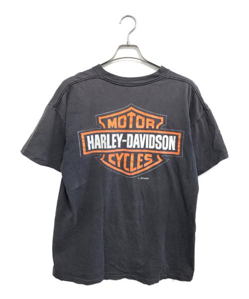 HARLEY-DAVIDSON（ハーレーダビッドソン）HARLEY-DAVIDSON (ハーレーダビッドソン) HARLEY-DAVIDSON(ハーレーダビッドソン)モーターサイクルTシャツ ブラック サイズ:Lの古着・服飾アイテム