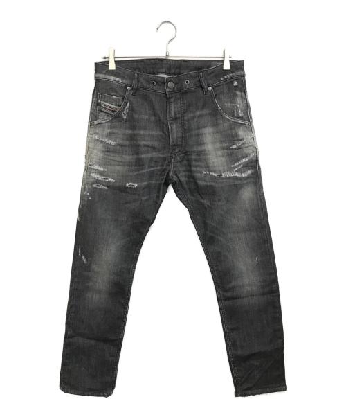 DIESEL（ディーゼル）DIESEL (ディーゼル) ジョグジーンズ ブラック サイズ:W30×L32の古着・服飾アイテム