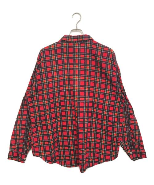 Snssex（Snssex）Snssex (Snssex) チェックシャツ レッド サイズ:XLの古着・服飾アイテム