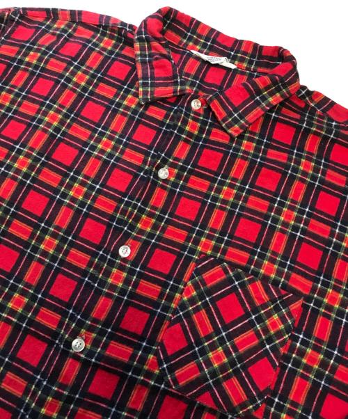 Snssex（Snssex）Snssex (Snssex) チェックシャツ レッド サイズ:XLの古着・服飾アイテム