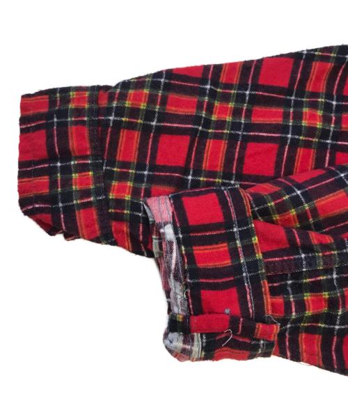 Snssex（Snssex）Snssex (Snssex) チェックシャツ レッド サイズ:XLの古着・服飾アイテム
