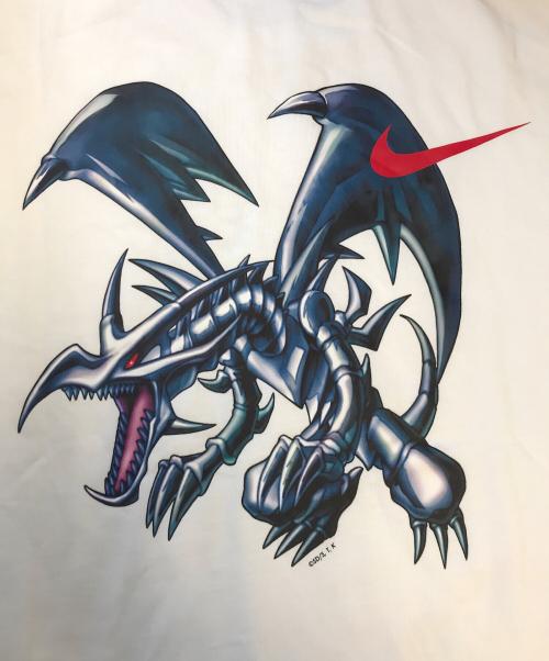 NIKE（ナイキ）NIKE (ナイキ) 遊戯王 (ユウギオウ) アニメプリントTシャツ ホワイト サイズ:XXLの古着・服飾アイテム