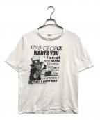 VINTAGEヴィンテージ）の古着「under george wants you Tシャツ」｜ホワイト