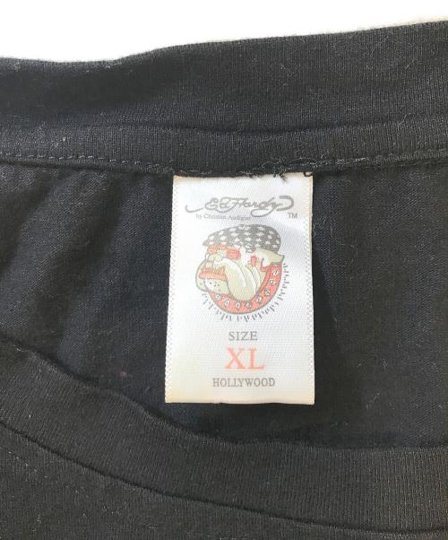 Ed Hardy（エド ハーディー）Ed Hardy (エド ハーディー) マルチプリントTシャツ ブラック サイズ:XLの古着・服飾アイテム