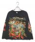 Ed Hardy（エド ハーディー）の古着「マルチプリントTシャツ」｜ブラック