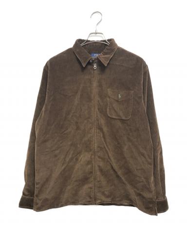 RRL コーデュロイシャツ サイズM 茶色 中古・古着通販】POLO RALPH LAUREN (ポロ・ラルフローレン