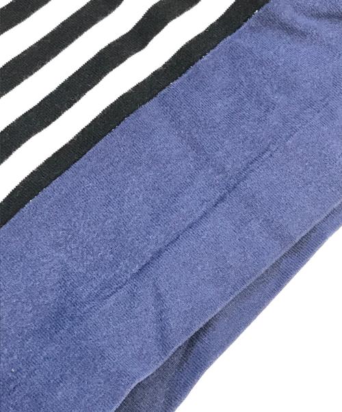 BLACK COMME des GARCONS（ブラックコムデギャルソン）BLACK COMME des GARCONS (ブラックコムデギャルソン) ボーダーカットソー ブラック サイズ:Sの古着・服飾アイテム