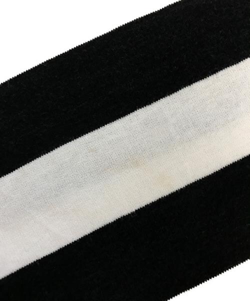 BLACK COMME des GARCONS（ブラックコムデギャルソン）BLACK COMME des GARCONS (ブラックコムデギャルソン) ボーダーカットソー ブラック サイズ:Sの古着・服飾アイテム