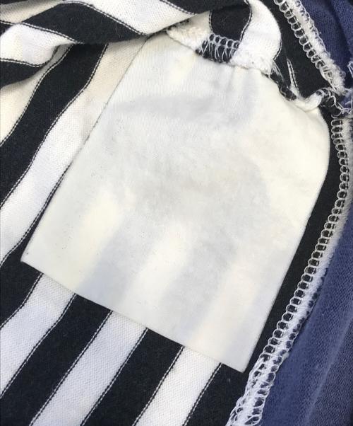 BLACK COMME des GARCONS（ブラックコムデギャルソン）BLACK COMME des GARCONS (ブラックコムデギャルソン) ボーダーカットソー ブラック サイズ:Sの古着・服飾アイテム