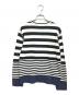 BLACK COMME des GARCONS (ブラックコムデギャルソン) ボーダーカットソー ブラック サイズ:S：9000円