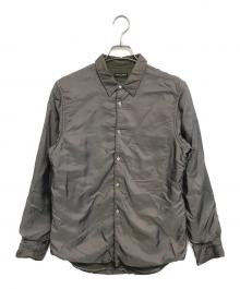 COMME des GARCONS HOMME PLUS（コムデギャルソンオムプリュス）の古着「ナイロンキュプラシャツ」｜ブラウン