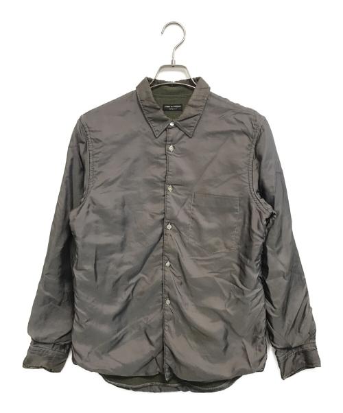 COMME des GARCONS HOMME PLUS（コムデギャルソンオムプリュス）COMME des GARCONS HOMME PLUS (コムデギャルソンオムプリュス) ナイロンキュプラシャツ ブラウン サイズ:表記なしの古着・服飾アイテム