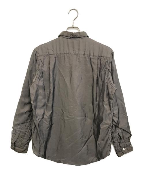 COMME des GARCONS HOMME PLUS（コムデギャルソンオムプリュス）COMME des GARCONS HOMME PLUS (コムデギャルソンオムプリュス) ナイロンキュプラシャツ ブラウン サイズ:表記なしの古着・服飾アイテム