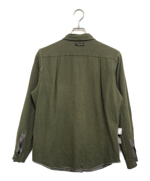 COMME des GARCONS HOMME PLUS（コムデギャルソンオムプリュス）COMME des GARCONS HOMME PLUS (コムデギャルソンオムプリュス) ナイロンキュプラシャツ ブラウン サイズ:表記なしの古着・服飾アイテム