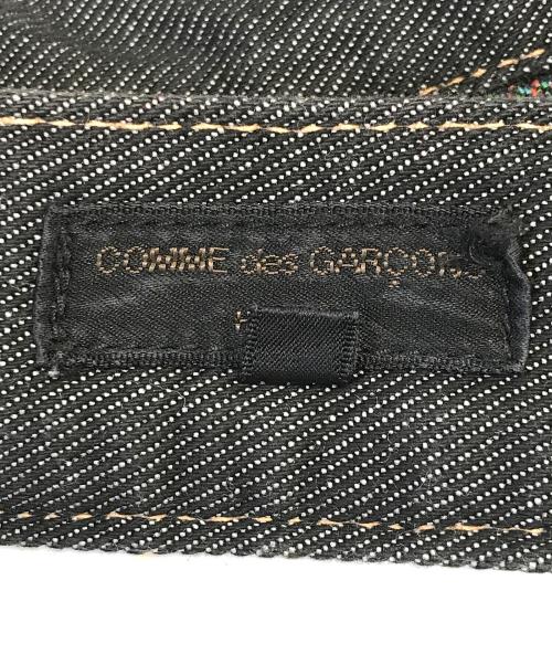 COMME des GARCONS HOMME（コムデギャルソン オム）COMME des GARCONS HOMME (コムデギャルソン オム) チェック切替デニムパンツ ブラック サイズ:Sの古着・服飾アイテム