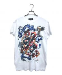COMME des GARCONS HOMME DEUX（コムデギャルソン オム ドゥ）の古着「プリントTシャツ」｜ホワイト