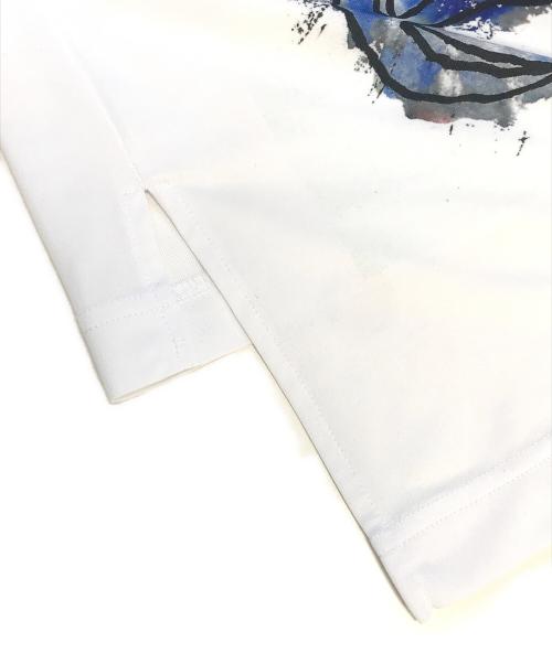COMME des GARCONS HOMME DEUX（コムデギャルソン オム ドゥ）COMME des GARCONS HOMME DEUX (コムデギャルソン オム ドゥ) プリントTシャツ ホワイト サイズ:Mの古着・服飾アイテム