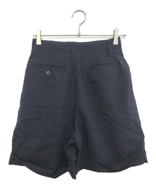 tricot COMME des GARCONS（トリココムデギャルソン）tricot COMME des GARCONS (トリココムデギャルソン) 2タックハーフパンツ ネイビー サイズ:Sの古着・服飾アイテム
