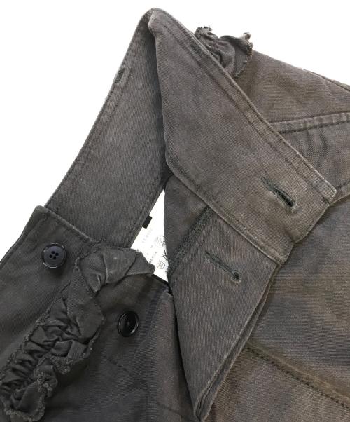 tricot COMME des GARCONS（トリココムデギャルソン）tricot COMME des GARCONS (トリココムデギャルソン) フリルデザインスカート ブラウン サイズ:Ｍの古着・服飾アイテム