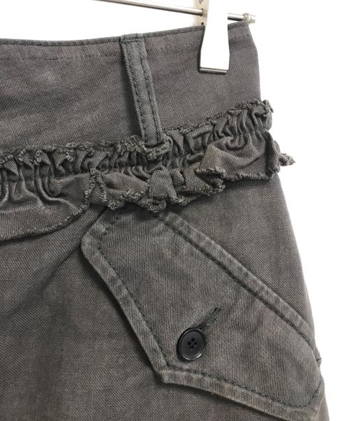 tricot COMME des GARCONS（トリココムデギャルソン）tricot COMME des GARCONS (トリココムデギャルソン) フリルデザインスカート ブラウン サイズ:Ｍの古着・服飾アイテム